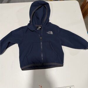 The North Face Kids Dark Blue Zip-Up Hoodie